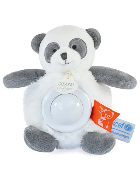 Doudou et Compagnie Peluche veilleuse Panda - 15 cm - Unicef> Veilleuses