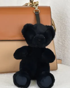 Doudou et Compagnie porte clé - Bijou de sac Ours peluche noir - 20 cm - Noir> Porte-Clé