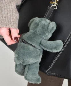 Doudou et Compagnie porte clé - Bijou de sac Ours peluche - 20 cm - Vert><noscript><img width=