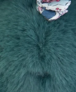 Doudou et Compagnie Porte clé en peluche Lapin Vert - 18 cm - Lapin Fleurette><noscript><img width=