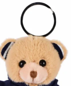 Doudou et Compagnie Porte clé Ours sweat marine Champs Elysées - 15 cm><noscript><img width=