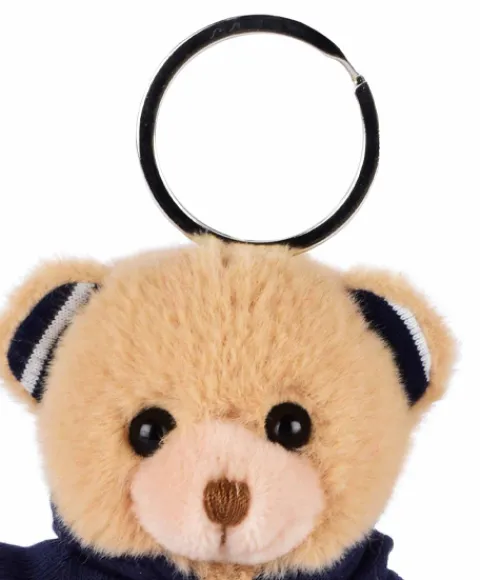Doudou et Compagnie Porte clé Ours sweat marine Champs Elysées - 15 cm> Peluches|Les Ours En Peluche