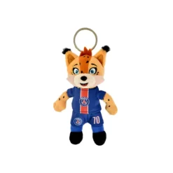 Doudou et Compagnie Porte clé PSG - Mascotte Germain Le Lynx -15 cm> Peluches