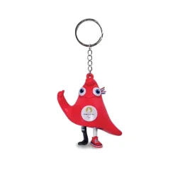 Doudou et Compagnie Porte clés JO 2024 - Mascotte Paralympique - 7 cm> Porte-Clé