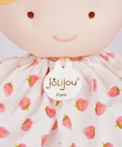 Doudou et Compagnie Poupee tissu PRETTY - Fraise - 28 cm><noscript><img width=