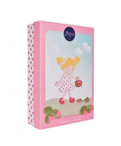 Doudou et Compagnie Poupee tissu PRETTY - Fraise - 28 cm><noscript><img width=