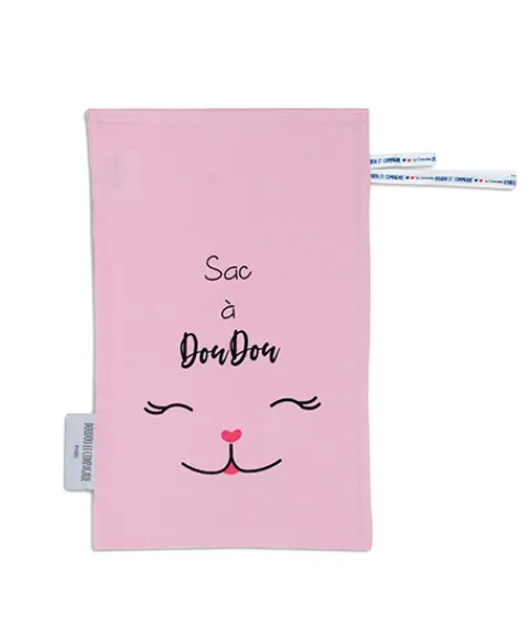 Doudou et Compagnie Sac à Doudou en coton Fun - Modèle aléatoire> Sac À Doudou