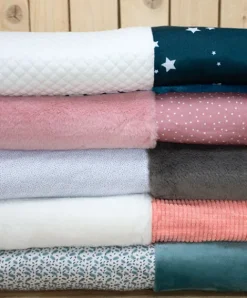 Doudou et Compagnie Tapis de jeu Bébé - Gris / blanc - 100 X 100 cm><noscript><img width=