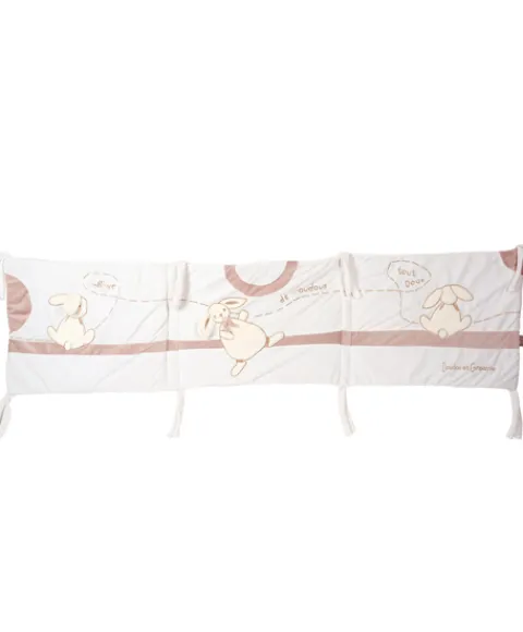 Doudou et Compagnie Tour De Lit Bébé Lapin Bonbon> Les Tours De Lit