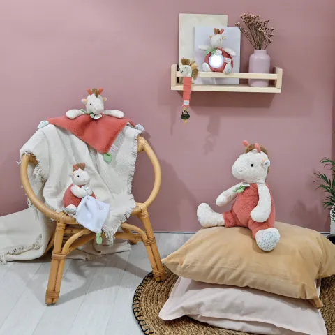 Doudou et Compagnie Veilleuse bébé girafe - 15 cm> Veilleuses