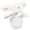 Doudou et Compagnie Veilleuse bebe musicale Culbuto blanc - 16 cm> Veilleuses