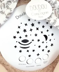 Doudou et Compagnie Veilleuse Lapin Musicale Projection mur et chansons Douces - Beige> Veilleuses