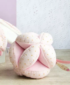 Doudou et Compagnie Balle d'activités rose Attrape-rêves - 15 cm