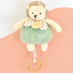 Doudou et Compagnie Boite a musique bebe - Hérisson vert - 20 cm