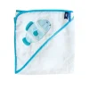 Doudou et Compagnie Cape de bain bébé poisson vert - 80 x 80 cm