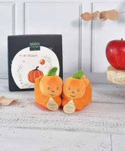 Doudou et Compagnie Chaussons bébé citrouilles - 0-6 mois