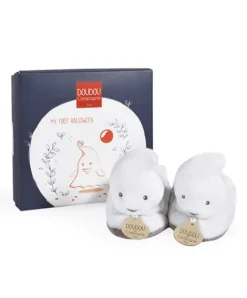 Doudou et Compagnie Chaussons bébé fantômes - 0-6 mois