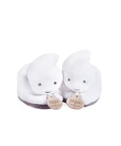 Doudou et Compagnie Chaussons bébé fantômes - 0-6 mois