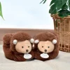 Doudou et Compagnie Chaussons bebe en peluche hérisson - Unicef - 0-6 mois