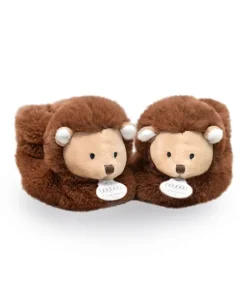 Doudou et Compagnie Chaussons bebe en peluche hérisson - Unicef - 0-6 mois