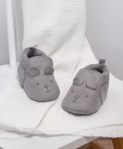 Doudou et Compagnie Coffret chaussons Bébé gris - 0/6 mois