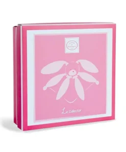 Doudou et Compagnie Coffret Doudou lapin pétales Collector rose - 28 cm