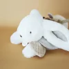 Doudou et Compagnie Coffret Pantin Lapin beige - Happy Wild - 25 cm