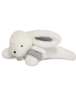 Doudou et Compagnie Coffret Pantin Lapin bleu - Happy Glossy - 25 cm