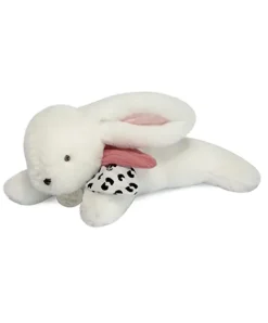 Doudou et Compagnie Coffret Pantin Lapin rose - Happy Blush - 25 cm