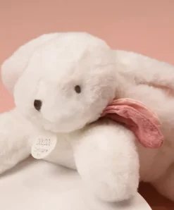 Doudou et Compagnie Coffret Pantin Lapin Vieux rose - Happy Boho - 25 cm