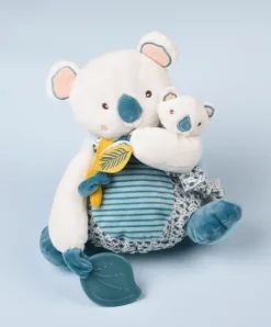 Doudou et Compagnie Coffret peluche d'activités Yoca le koala et son bébé - 25 cm