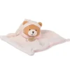 Doudou et Compagnie Doudou 202 - L'Original ! - Doudou plat Ours rose - 25 cm