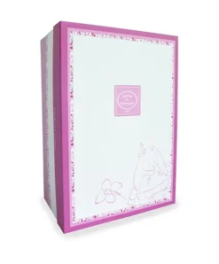 Doudou et Compagnie Doudou attache sucette lapin Cerise rose - 17 cm