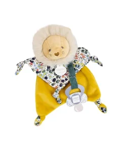 Doudou et Compagnie Doudou attache sucette Lion - 20 cm