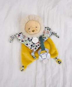Doudou et Compagnie Doudou attache sucette Lion - 20 cm
