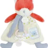 Doudou et Compagnie Doudou attache-sucette Renard Romarin - 19 cm