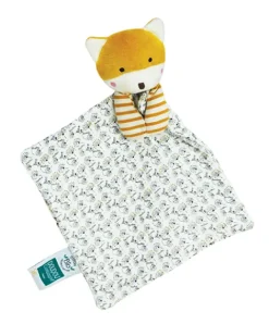 Doudou et Compagnie Doudou bébé renard en coton BIO - 20 cm - modèle aléatoire