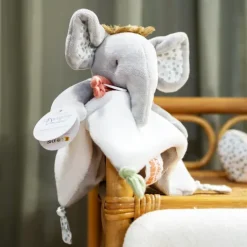 Doudou et Compagnie Doudou elephant gris - 25 cm