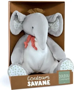 Doudou et Compagnie Doudou elephant gris - 30 cm