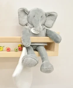 Doudou et Compagnie Doudou Elephant gris avec mouchoir - Sweety - 25 cm