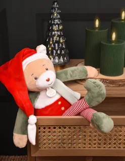 Doudou et Compagnie Doudou Farceur de Noël - Cannelle Lutin Farceur 40 cm