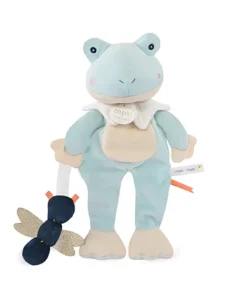 Doudou et Compagnie Doudou grenouille verte avec libellule - "Ma petite grenouille"