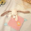 Doudou et Compagnie Doudou hochet bebe lapin rose - LAPIN CIBOULETTE - 21 cm