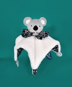 Doudou et Compagnie Doudou Koala gris - Cocon - Balle d'éveil - 3 EN 1 - 25 cm
