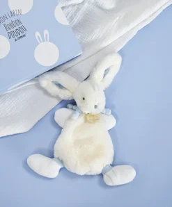 Doudou et Compagnie Doudou Lapin Bonbon Bleu - 26 cm