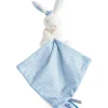 Doudou et Compagnie Doudou lapin mouchoir bleu lapin matelot - 10 cm