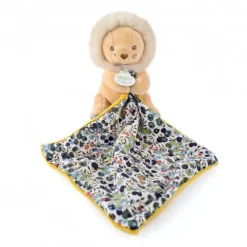 Doudou et Compagnie Doudou LION jaune avec mouchoir - BOH'AIME -