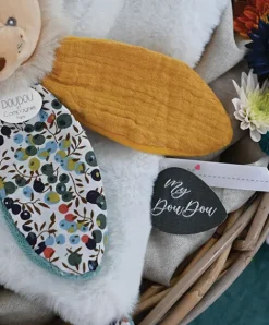 Doudou et Compagnie Doudou LION avec pétales - BOH'AIME - 27 cm