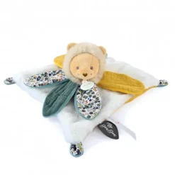Doudou et Compagnie Doudou LION avec pétales - BOH'AIME - 27 cm