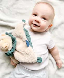 Doudou et Compagnie Doudou Lion marron - Cocon - Balle d'éveil - 3 EN 1